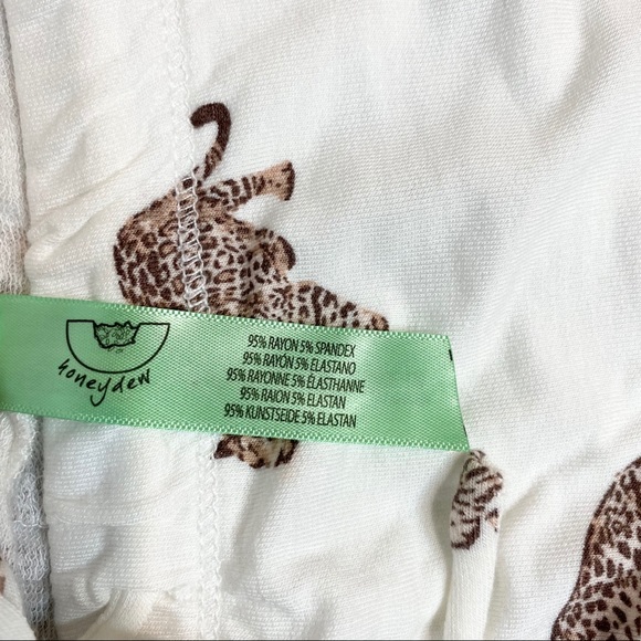 Honeydew Intimates Leopard Cheetah Pajama Lounge Shorts NWT Large - Picture 8 of 10